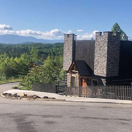 The Log Castle~Stunning Mountain Views~Hot Tub Villa Sevierville Eksteriør bilde